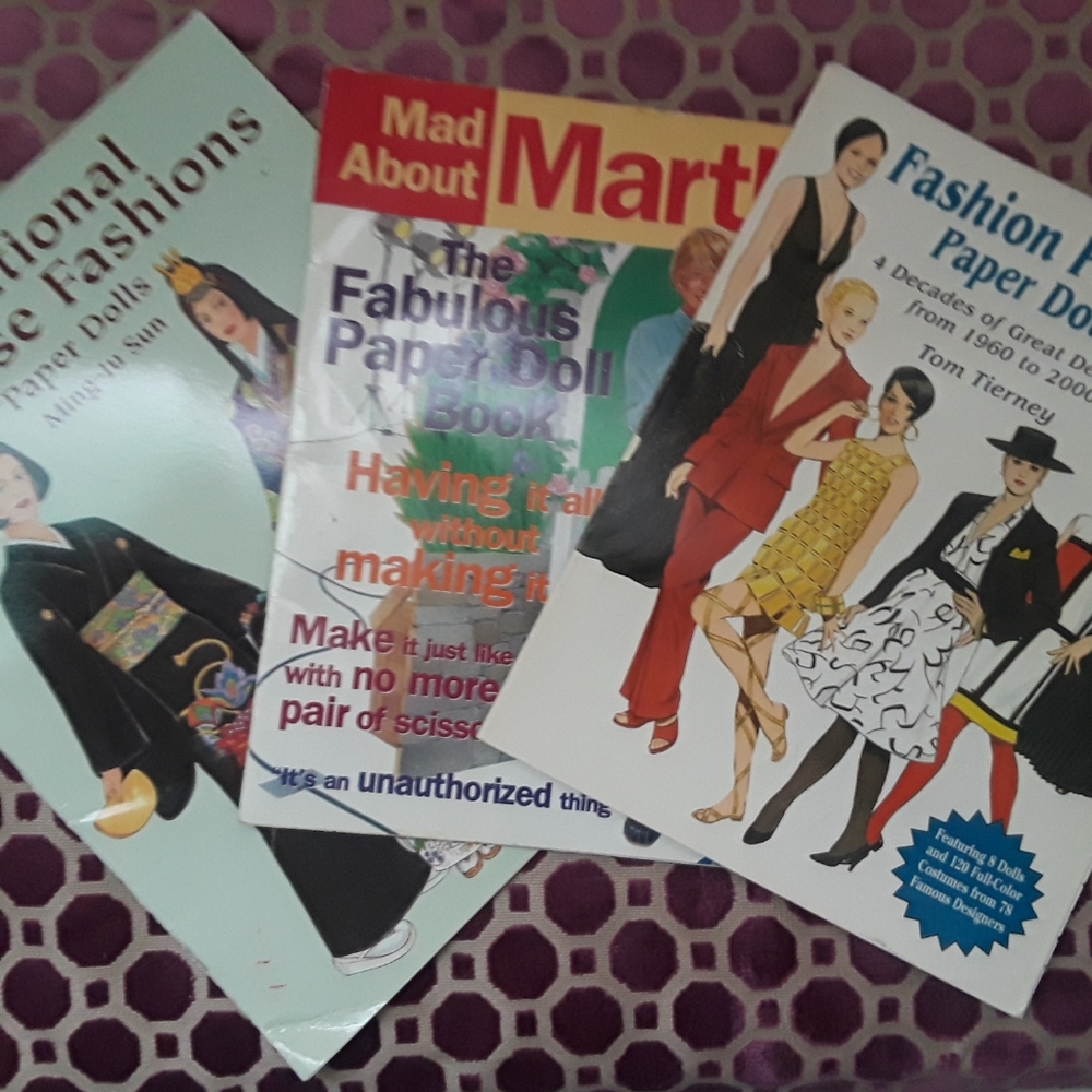3 Paperdoll Books